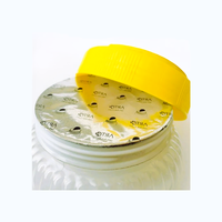 Sceau en aluminium alimentaire pour bouteille HDPE anti-déversement, capacité [indiquer la capacité]