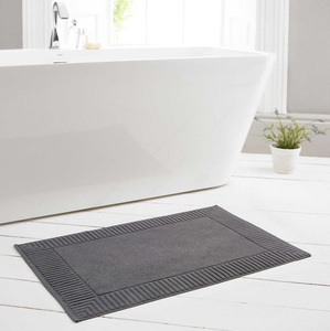 Handmade Chenille Striped <b>Bathroom</b> Rug Mat Extra Thick Absorbent Bath Mat Carpet Non-Slip Soft Shaggy for Home Hotel Machine Mat - Product Image 5