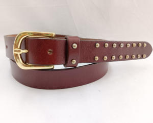 Ceinture en Cuir Véritable Tendance 2026 pour Homme, Boucle en Alliage en D Faite à la Main, Qualité Supérieure, Logo Personnalisé, Durable pour Usage Quotidien - Product Image 4