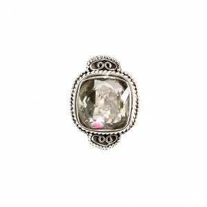 Fashion <b>Ring</b> with Smoky <b>Quartz</b> 8.2 Gram Pendant & Charm - Product Image 2