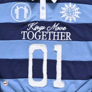 Sudadera con capucha personalizada para mujer, 100% algodón, manga larga, cuello con botones, estampado Kings Move Together 01 - Product Image 6