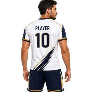Conjunto de Uniforme de Fútbol Personalizado Premium para Hombres y Jóvenes, Tela Transpirable de Secado Rápido, Camiseta y Pantalones Cortos para Entrenamiento y Partido - Product Image 4