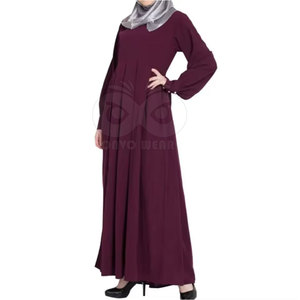Women Abaya With Beautiful Embroidery Dubai Style Muslim Maxi Dress Long Sleeve <b>Islamic</b> <b>Clothing</b> For Ramadan Eid Festival - Product Image 2