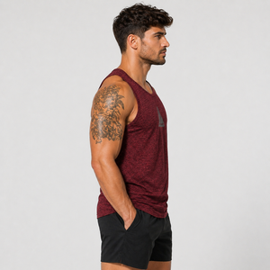 Camisetas de Tirantes para Fisicoculturismo, Entrenamiento Muscular, Gimnasio, Deportivas, de Poliéster, Secado Rápido, Transpirables, Precio Económico - Product Image 3