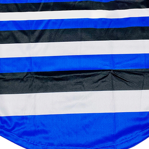 Premium Zeta Black Striped Unisex <b>Baseball</b> Jersey Women Blue White Sublimation Polyester Short Sleeve Athletic Shirt Stylish Fit - Product Image 6