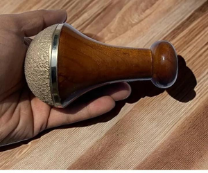 Best Quality Natural Crafts Wooden Kansa <b>Wand</b> Infrared Physiotherapy <b>Massager</b> Application - Product Image 3