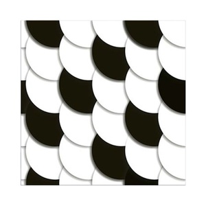 Ncraze เซรามิค LP กระเบื้องจอดรถ, สีดำและสีขาว30x30กระเบื้องเซรามิคเคลือบผิวหยาบใช้กลางแจ้ง - Product Image 1