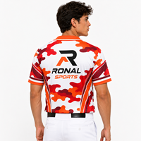 Maillot de baseball décontracté personnalisé le plus vendu – Qualité supérieure, conception de logo sur mesure, uniforme, nouveau maillot de baseball OEM