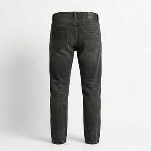 <b>Mens</b> Casual Straight Loose Denim Pant Cotton Blend Elasterell-P <b>Stretch</b> Enzyme Wash Lightweight Comfort Private Label - Product Image 2