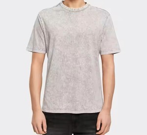 T-shirt pour homme 100 % coton respirant à séchage rapide, col rond, coupe classique, avec logo personnalisé sur le devant, poids du tissu personnalisable - Product Image 1