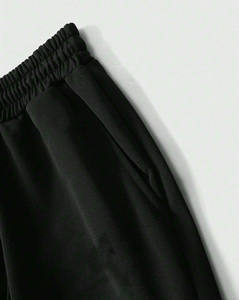 Nouveau pantalon de jogging évasé en coton de haute qualité pour homme, avec patchwork et taille élastique, pantalon de survêtement évasé délavé pour homme - Product Image 4