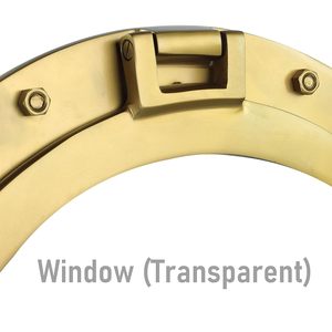 Premium Gold Finish Round Porthole <b>Window</b> Frame Decorative Nautical Ship <b>Window</b> Marine Style <b>Wall</b> Decor Circular <b>Window</b> Frame - Product Image 3