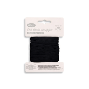 Nastro Elastico Ilan con Occhielli 10mm x 2,5m per Uso in Abbigliamento - Product Image 3