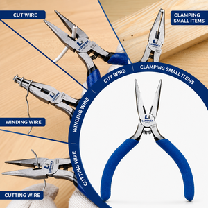 LUMINEX IMPEX LUB=113 <b>Long</b> <b>Nose</b> Stainless Steel Lightweight Jewelry Making Polishing Pliers - Product Image 6