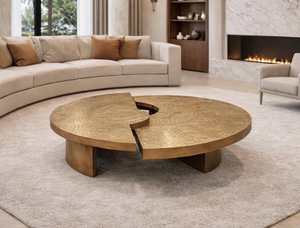 Wholesale Golden metal legs style Coffee <b>Table</b> living room furniture round modern <b>Decorative</b> Home <b>Decor</b> Modern Metal Side <b>Table</b> - Product Image 1