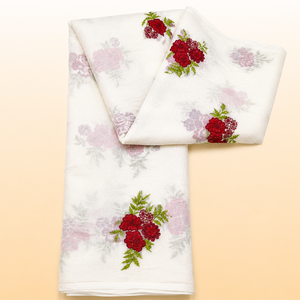 Tissu brodé fantaisie pour vêtements, tissu à broder pour fabricants de robes, fournisseur et exportateur pour le commerce international. - Product Image 1