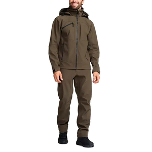 Ensemble veste et pantalon cargo de chasse robuste, respirant, imperméable et coupe-vent, camouflage softshell, pour sports de plein air - Product Image 2