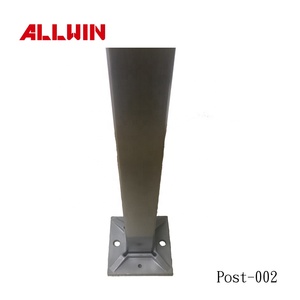 Tấm Kính Inox Một Khe Lan Can Lan Can Vuông Post - Product Image 5
