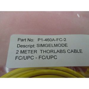 Cable SIMGELMODE de 2 Metros THORLABS P1-460A-FC-2 - Equipo y Piezas de Semiconductores de Confianza de Marca Global - Product Image 1