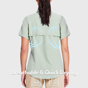 Camisetas de Pesca Modernas y de Alta Calidad, Fabricante de Ropa, Camisetas de Pesca Cómodas para Mujer - Product Image 2