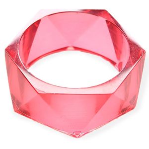 Bracelet jonc transparent en résine acrylique fait main, style vintage unisexe, sans nickel, sans plomb, pour fêtes et mariages - Product Image 6