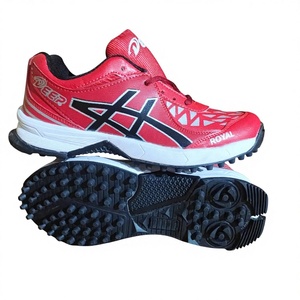 รองเท้าคริกเก็ตแบบมีปุ่มยางคุณภาพสูง ยึดเกาะดีเยี่ยม เหมาะสำหรับสนามหญ้าเทียม น้ำหนักเบา ทนทาน ใช้สำหรับฝึกซ้อมและแข่งขัน รับผลิตตามแบรนด์ ขายส่ง - Product Image 1