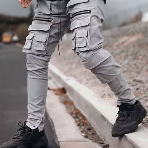 Pantalones Cargo Transpirables para Hombre, para Senderismo, Entrenamiento y Viajes, Estilo Informal, Corte Relajado, Moda Urbana - Product Image 6