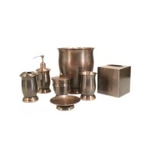 Juego de Baño de Alta Gama, Dispensador de Jabón Metálico, Portacepillos de Dientes, Cubo de Basura - Product Image 2