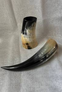 Auténtico Cuerno Vikingo Pulido de Alta Calidad, Estilo Animal, para Beber Mead o Cerveza, Ideal para Eventos de Cosplay, Hecho a Mano con Cuerno de Búfalo - Product Image 2