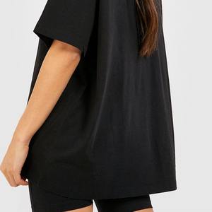 Camiseta Negra de Alta Calidad para Mujer, Diseño Personalizado, Tela Transpirable, Talla Grande, Ropa Deportiva OEM de Fábrica, Gran Venta - Product Image 6