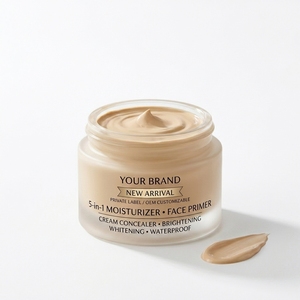 Al por mayor, nueva llegada, OEM personalizable, marca privada, crema hidratante facial impermeable, corrector, iluminador y blanqueador. - Product Image 1