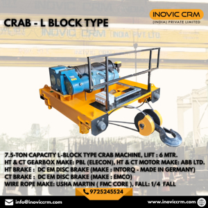 Grúa Eléctrica Industrial de Doble Viga INOVIC CRM de 2 a 30 Toneladas |   Polipasto de cable de acero - Product Image 6