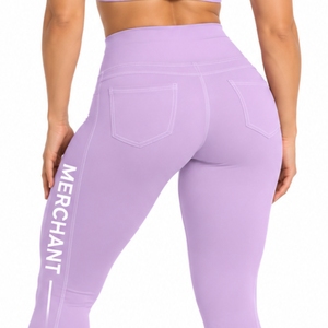 Leggings pour femmes à taille haute, extensibles, design confortable pour tous les jours, leggings longs, coupe extensible, poches personnalisées, leggings design - Product Image 5