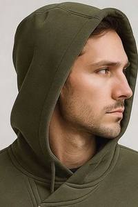 Sudaderas con Capucha para Hombre, Invierno, Casuales, 100% Algodón Ecológico, con Logotipo Personalizado, Diseña la Tuya Propia, para Adultos - Product Image 2