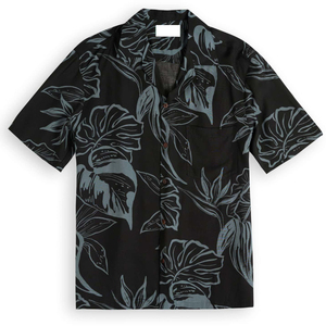 เสื้อเชิ้ตฤดูร้อนสำหรับผู้ชาย แขนสั้น สไตล์ฮาวาย สำหรับชายหาด ลำลอง รับสกรีนโลโก้ เสื้อฮาวาย - Product Image 1