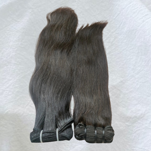 ผมตรงจากคนผม100% จากผมบริสุทธิ์เนื้อนุ่มผิวเรียบไม่พันกันผมทนทาน - Product Image 1