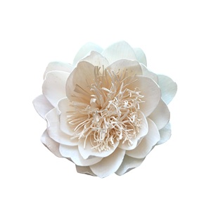 Flores de Madera Sola VADEE VDXXX-037, Flores de Madera Sola Saika Hechas a Mano, 8-8.5 CM, Varilla de Fibra Vegetal de Sesbania, Aromaterapia - Product Image 4