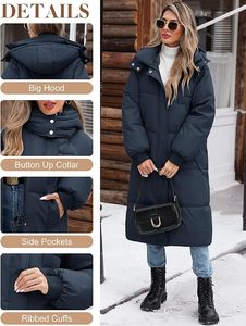 Women's Lightweight Packable Hooded <b>Winter</b> <b>Quilted</b> Puffer Jacket Detachable Sleeves Hat Zipper Closure Water Resistant Fur - Product Image 4