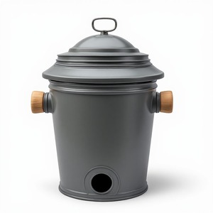 Elegante Soporte para Manguera de Metal Galvanizado con Encanto Rústico para Almacenamiento de Manguera de Jardín, Organización de Patio y Hermosa Decoración Exterior - Product Image 3