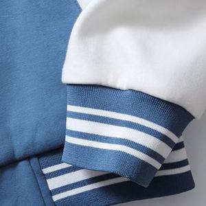 Vestes de baseball bleues de haute qualité pour hommes, vestes universitaires sur mesure pour hommes, vente en gros, nouvelle mode, vestes universitaires à lettres - Product Image 3