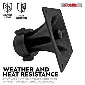 ตัวขับเสียงแหลมแบบพีโซฮอร์น ขนาด 3.25 นิ้ว x 3.25 นิ้ว สำหรับเปลี่ยนทดแทน คุณภาพเยี่ยม สำหรับดีเจ กำลังขับสูงสุด 40 วัตต์ รูปทรงสี่เหลี่ยม ให้เสียงที่นุ่มนวลและขยายความถี่ได้ดี จำนวน 4 ชิ้น - Product Image 6