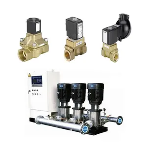 วาล์วโซลินอยด์ไดอะแฟรมทองเหลืองเยอรมัน ทนความร้อนสูง 3/2 พอร์ต รองรับ OEM - Product Image 1