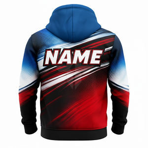 Sudadera con Capucha 100% Poliéster Lista para Sublimación Blanca 280GSM, Sudadera Urbana Holgada, Sudadera con Capucha de Felpa de Algodón Bio-Washed 380GSM - Product Image 2