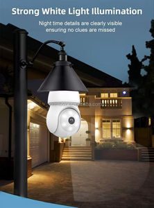 Caméra WiFi E27 2MP ICSee |   360 °   Caméra sans fil PTZ avec éclairage |   Caméra IP de sécurité intelligente pour la maison avec vision nocturne - Product Image 3