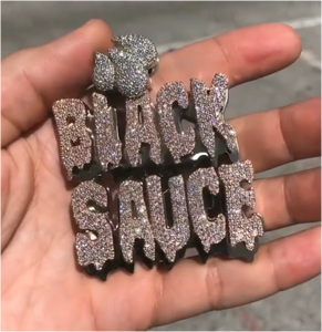 Pendentif personnalisé avec nom en moissanite, lettre sertie de diamants VVS, chaîne en argent 925, collier hip-hop, cadeau pour elle ou lui - Product Image 1