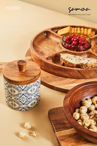plateau de service en bois - Product Image 2