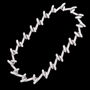 Chaîne cubaine de luxe pour homme, style hip-hop, personnalisée, avec micro-pavé de moissanite, style rappeur, bijoux de luxe - Product Image 1