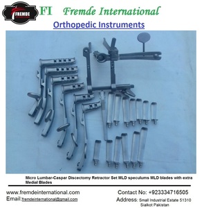 Ensemble d'opérations chirurgicales pour discectomie micro-lombaire Caspar : instruments de rétraction manuels pour la colonne vertébrale, outils orthopédiques - Product Image 6