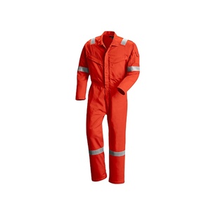 Wholesale Custom <b>Men's</b> One Piece Reflective <b>Overalls</b> 100% Cotton Safety Coverall 2025 - Product Image 1