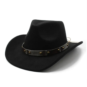 Chapeau de cowboy unisexe respirant et coupe-vent, rayé, toutes saisons, pour la plage, avec bord pliable et œillets en laiton - Product Image 1